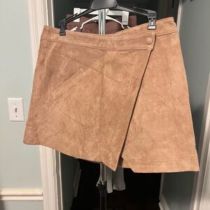 [BLANKNYC] High Rise Suede Skirt